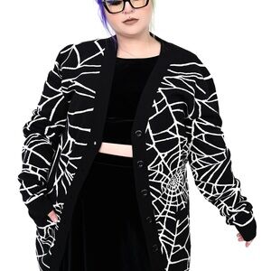 Cobweb Foxblood Cardigan